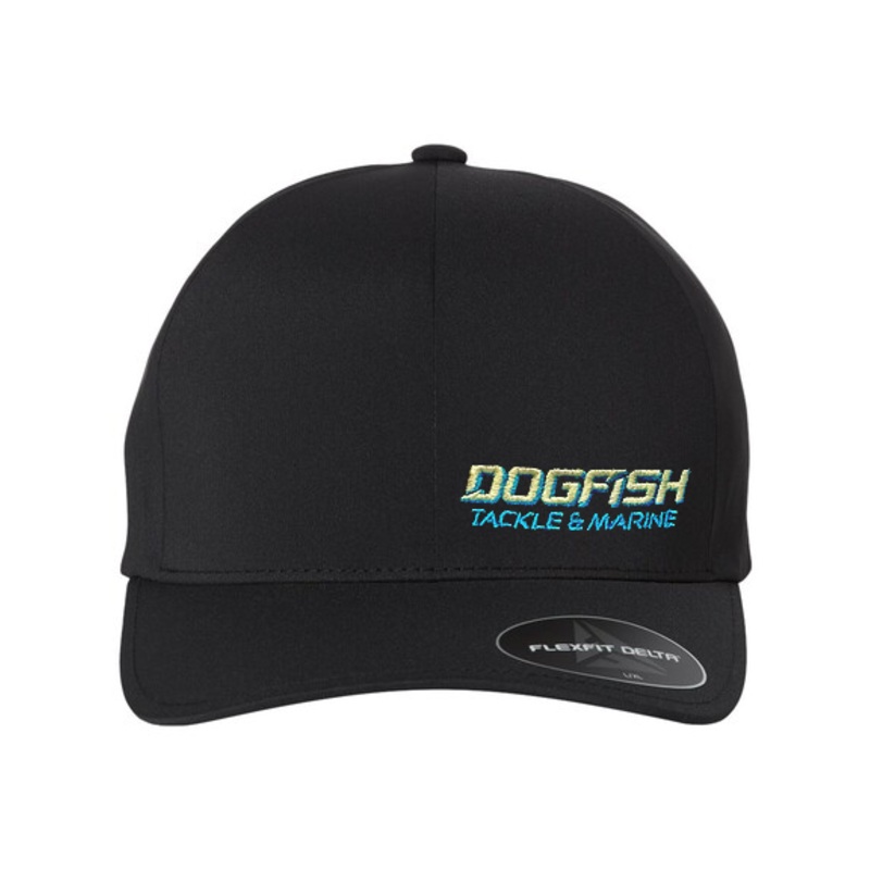 Dogfish Tackle & Marine Flexfit Delta Hat S/M Black