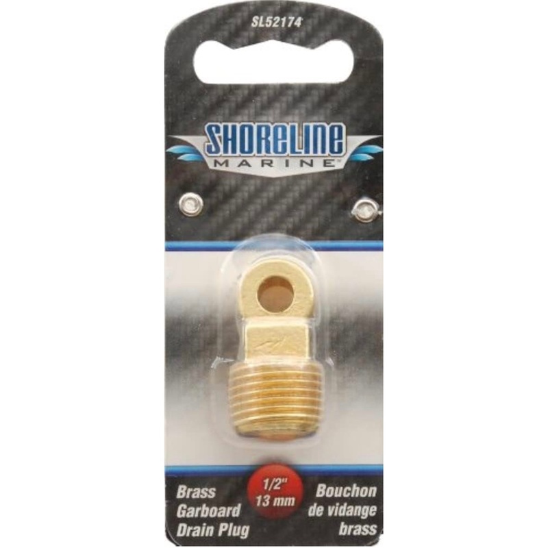 Shoreline Marine 1/2 Brass Garboard Drain Plug