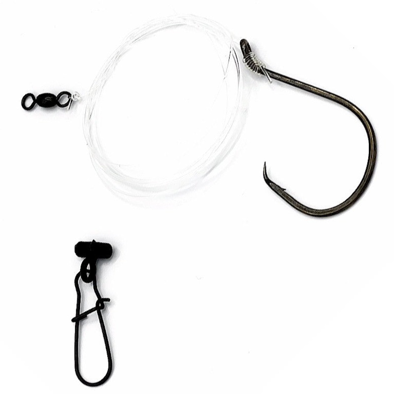 Tide Rite Striped Bass Bait Rig In-Line Circle w/ Fish Finder 7/0 Live Eel Rig
