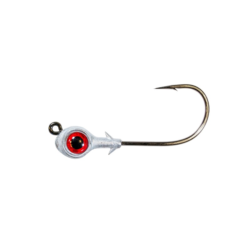 Z-Man Redfish Eye Jigheads 1/8oz Pack of 3 Red