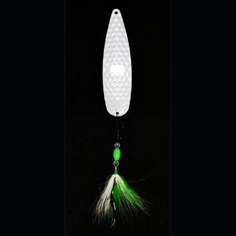 M3 Tackle Fully Rigged Spoons 3 in Pearl White
