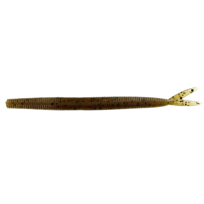 Zoom Fluke Stick Jr Green Pumpkin 10Pk