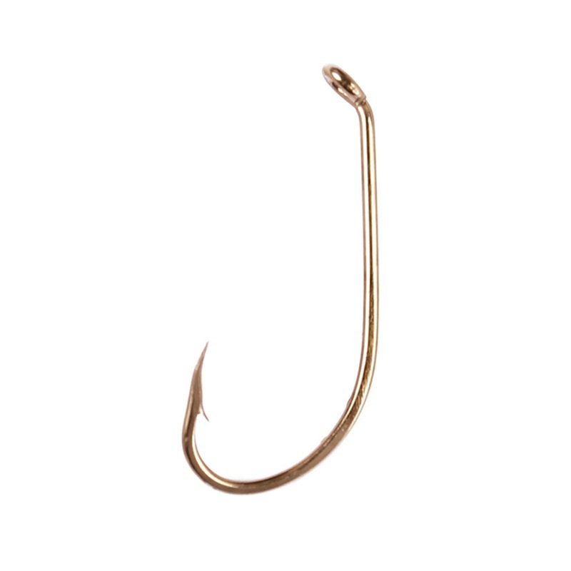 Eagle Claw Plain Shank Down Eye Offset Hook 10 Large