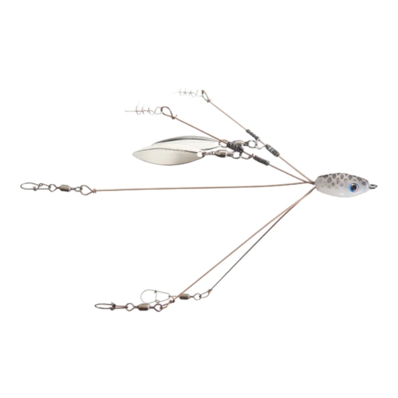 Hog Farmer Baits Tactical Bassin’ Micro Flex Rig 2 Blade