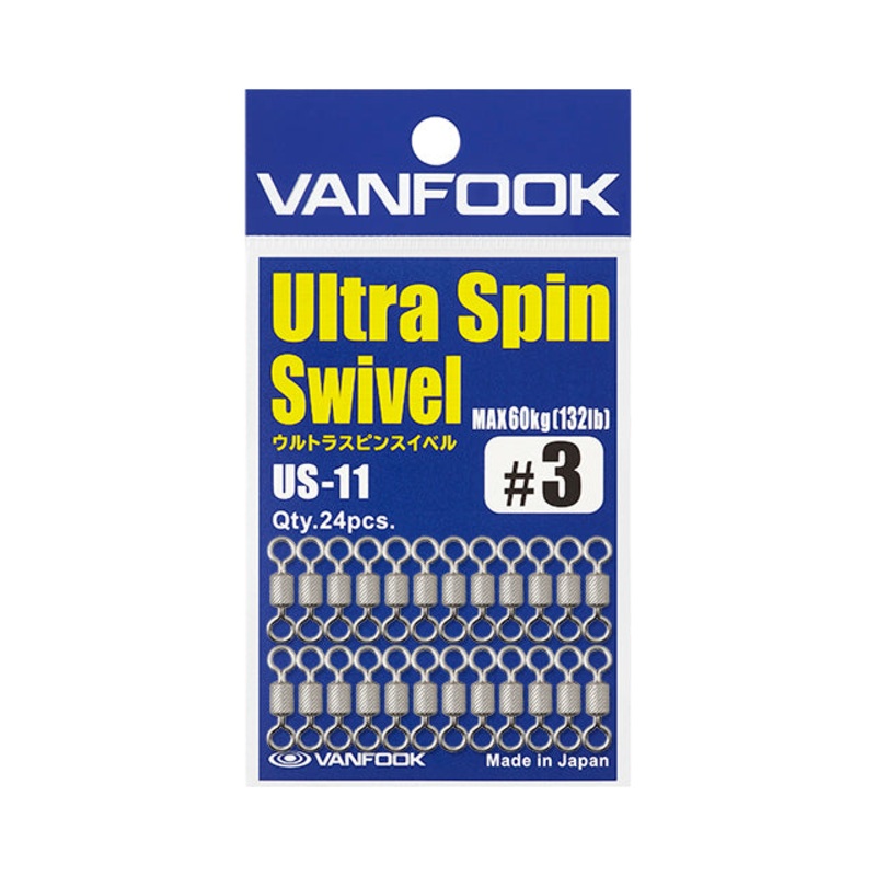 Swivel – Vanfook – Ultra Spin Swivel US-11 1/0 (275lb) (14pcs)