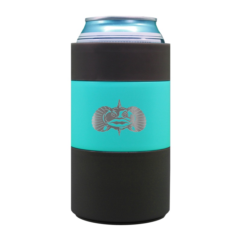 Toadfish Outfitters Non-Tipping Can Cooler Colster Insulated Stubby Holder Black