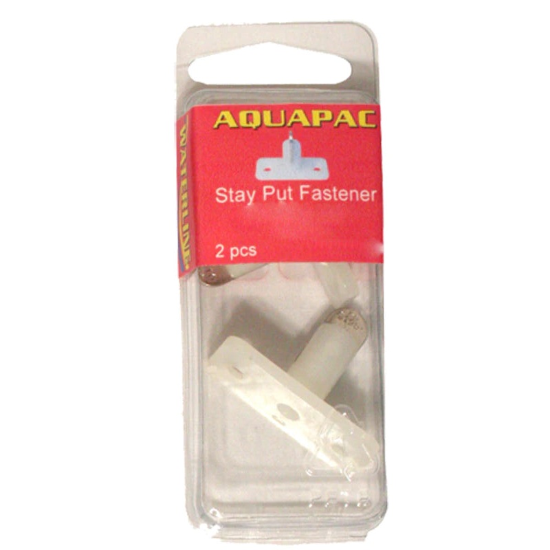 Aquapac Stayput White Fasteners Double Horizontal