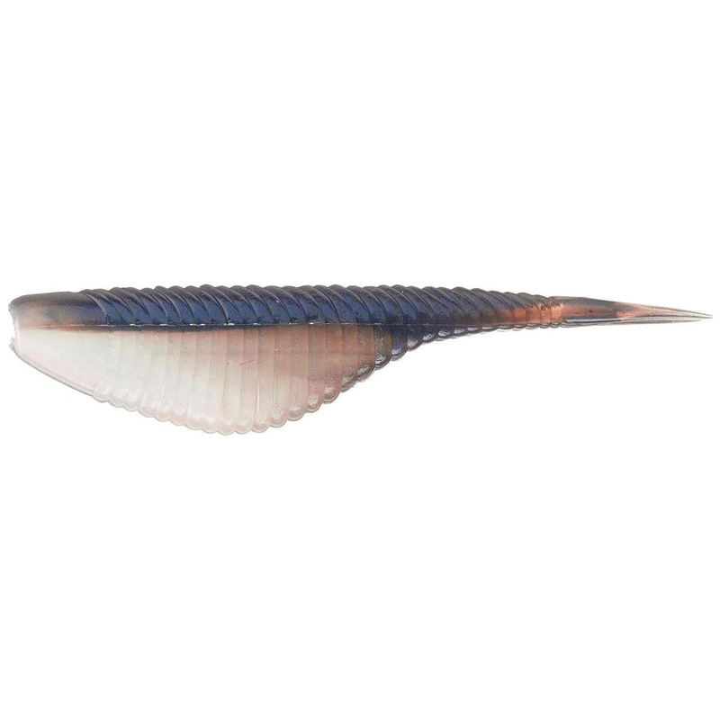 Damiki Fat Armor Shad Rp Blue Pearl 3.8″ 7pk