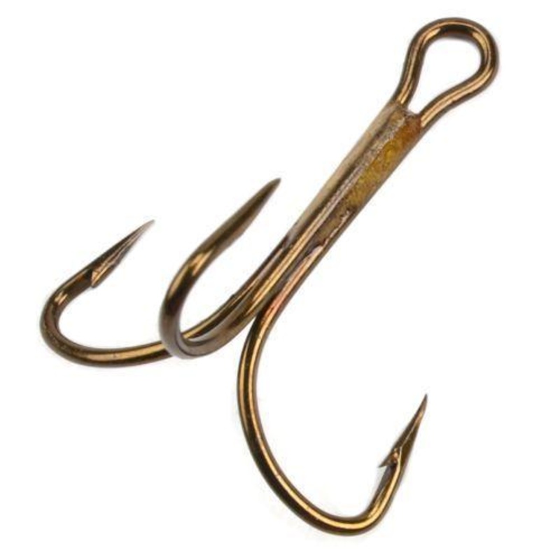 Mustad 3551-BR Treble Hooks #4