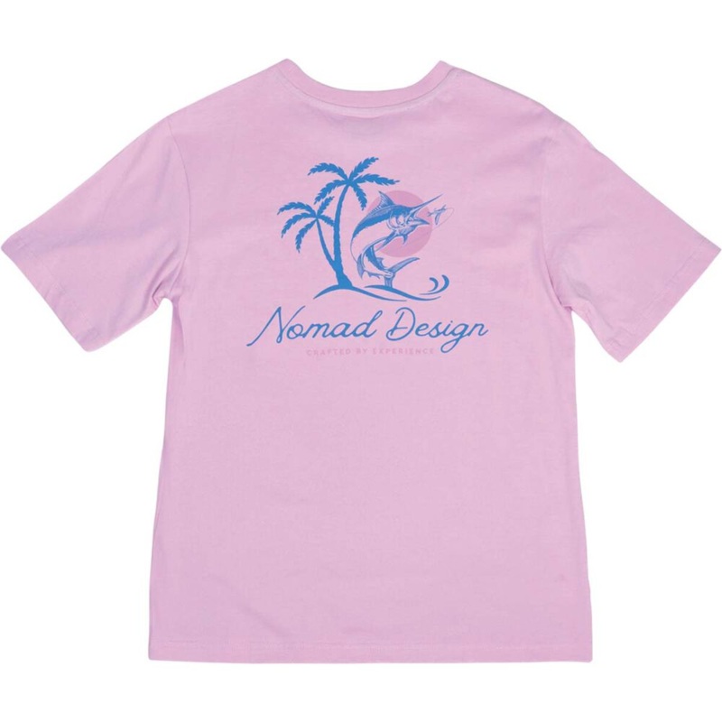 Nomad T-Shirts Womens Marlin Sunset 10 LILAC