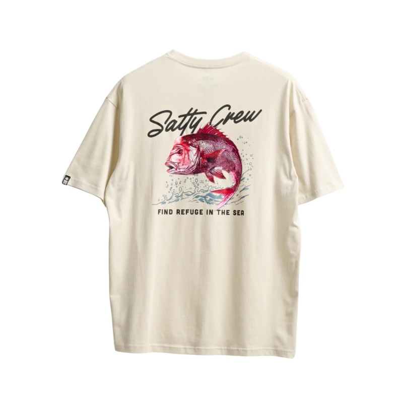 Salty Crew Snapper Premium S/S Tee S SAND