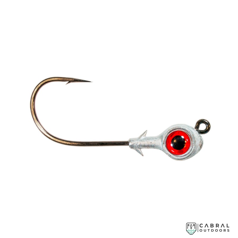 Zman REDFISH EYE JIGHEADS 1/2 Oz & 3/8 Oz | 3pc/pkt 1/2 Oz Red