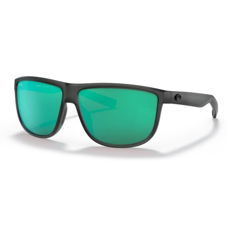 Costa Rincondo Matt Smoke Crystal Frame Green Mirror 580g Glass Lens Performance Polarised Sunglasses