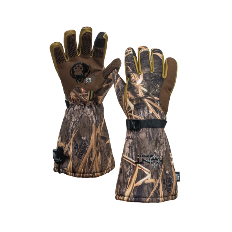 Fish Monkey Duck Pond X-Long Cuff Waterproof Gloves LG