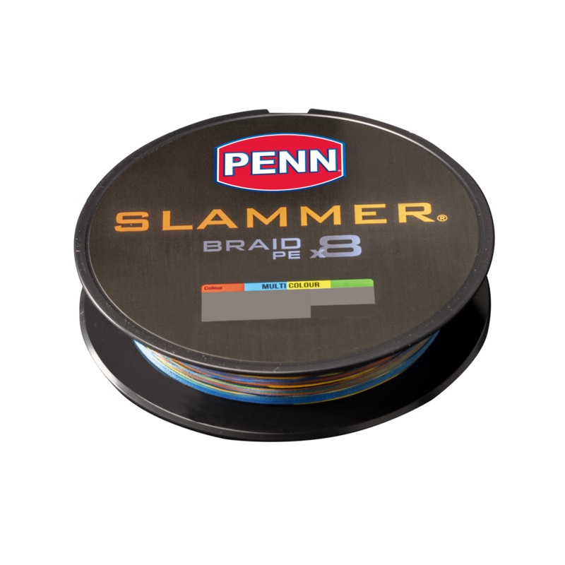 Penn Slammer Braid Fishing Line Multi Colour 150m 15lb