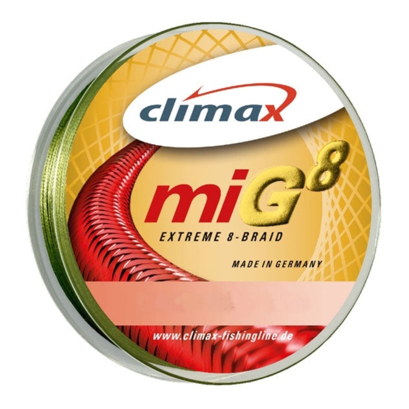 CLIMAX Mig8 Braid Olive-Green SB – 135m 0.08/6.50kg,