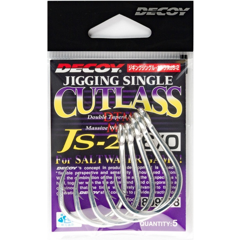 Single Hook – Decoy – JS-2 Jigging Single Cutlass 7/0