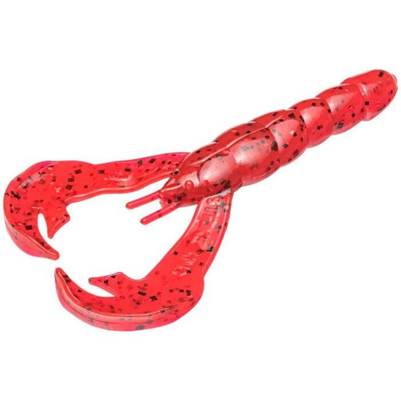 Strike King Rage 4” Craw Delta Red 7Pk
