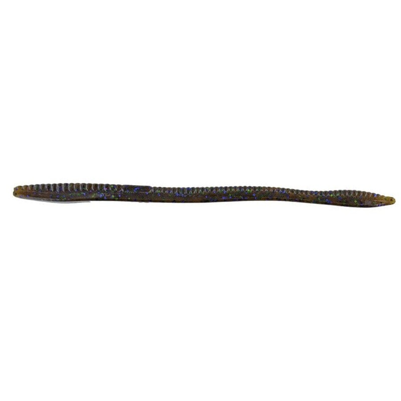 Zoom Trick Worm 6.5” Green Pumpkin Candy 20Pk