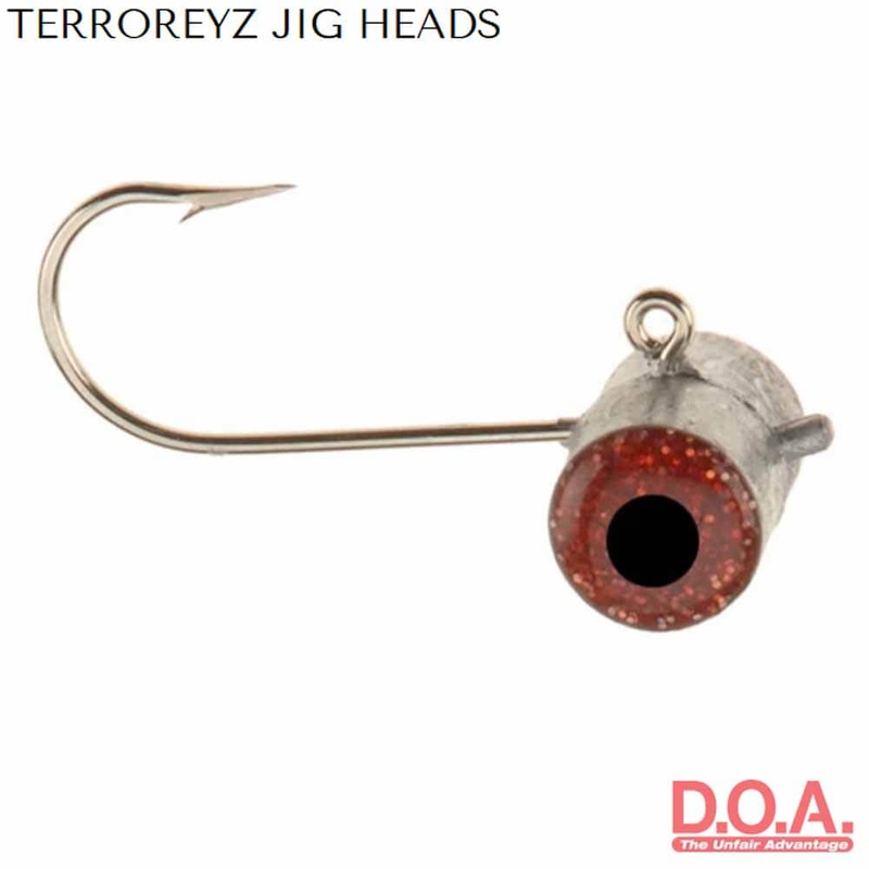 Doa Big Terror Eyz Jig heads 3pk 1 1/4OZ