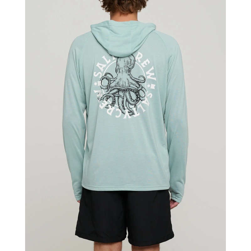 Salty Crew Tentacles Hood Sunshirt Mackerel M