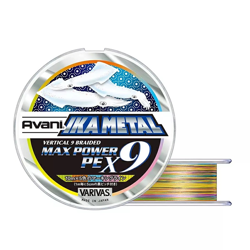 VARIVAS Ikametal Max Power PE X9 MC 200m #0.6-0.128mm-6.3kg