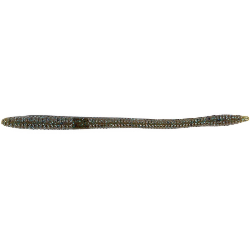 Zoom Trick Worm 6.5” Green Pumpkin Blue 20Pk