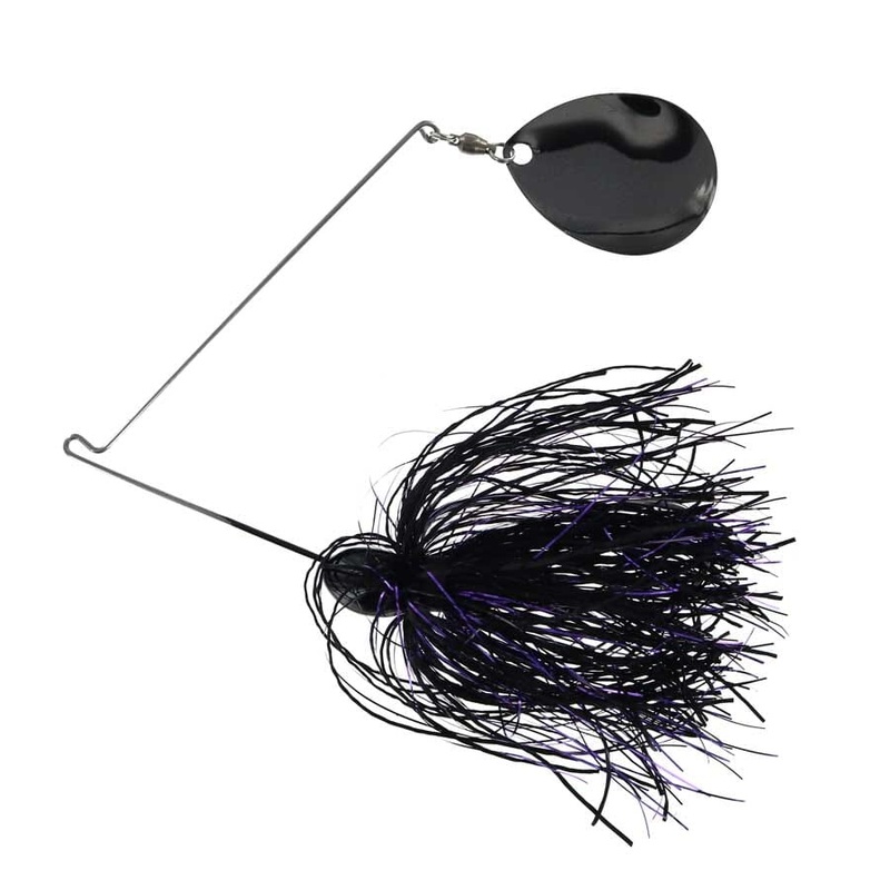 Georgia Blade Night Spinnerbait 510 Raven 1/2 oz
