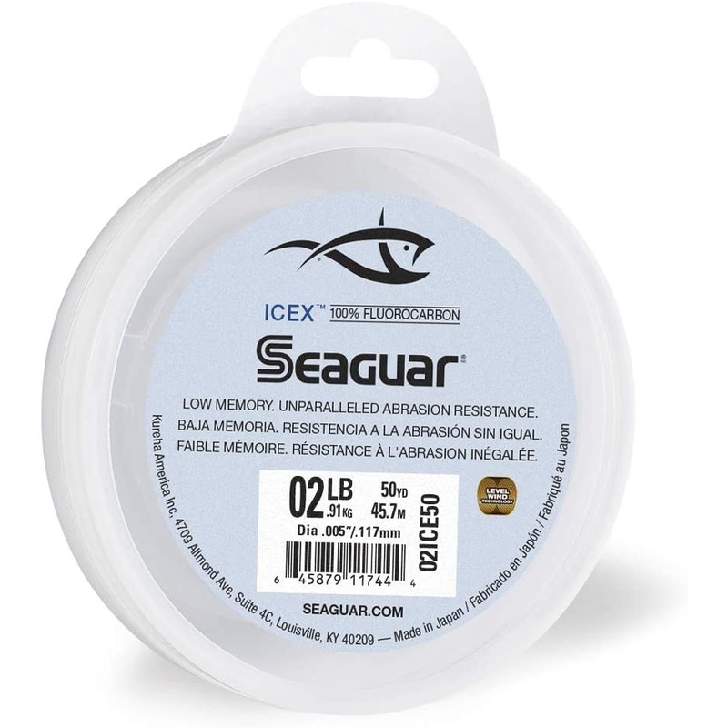 Seaguar IceX 100% Fluorocarbon Ice Fishing Line 2#