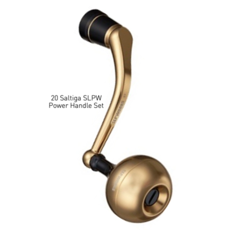 SLP WORKS 20 SALTIGA SLPW POWER HANDLE SET/GOLD 85mm