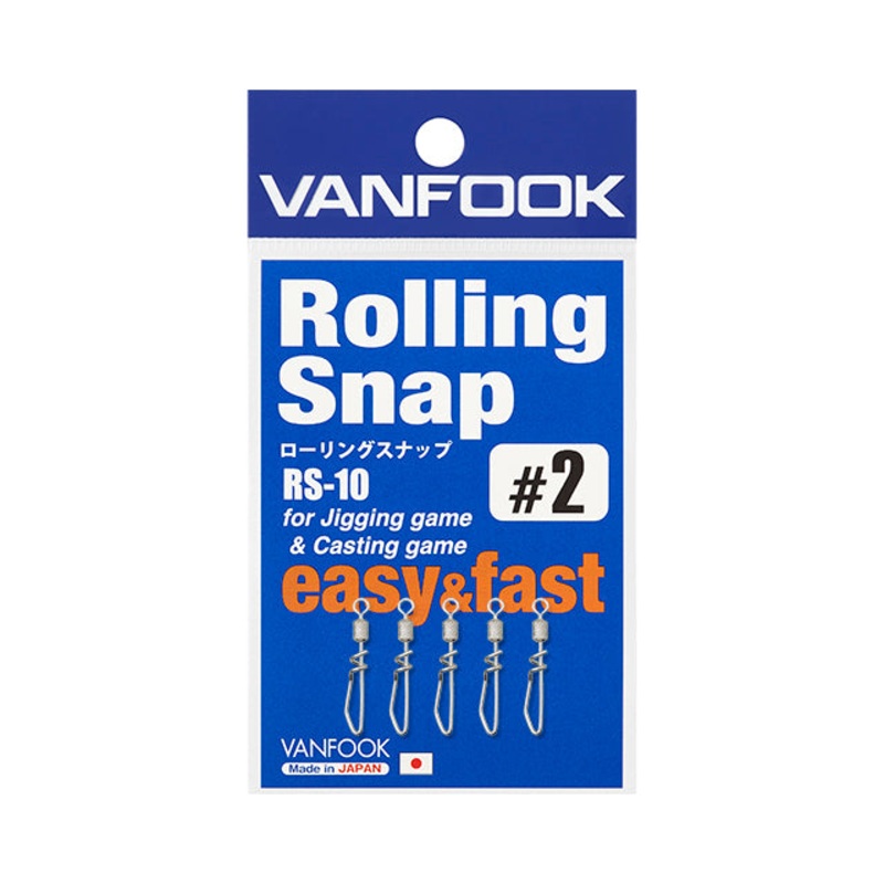 Snap – Vanfook – Rolling Snap RS-10 #2 (35Lb) (5pcs)