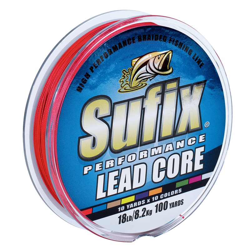 Sufix Lead Core Sinking Trolling Line 100m 18lb