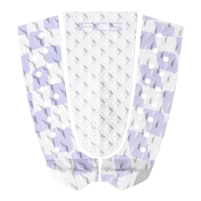 FCS Caroline Marks Surfboard Traction Lavender / White Checks
