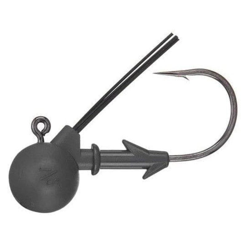 Keitech Tungsten Super Football Jig Head 1/4 2/0 3pk