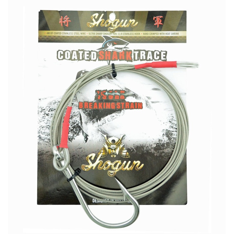 Shogun Coated Wire Shark Trace Rig 1000lb