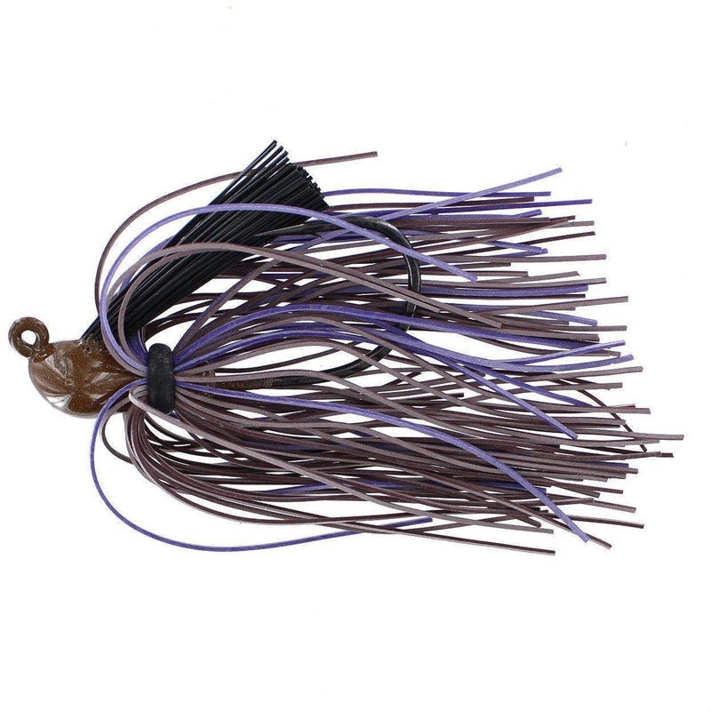 Georgia Jig Brown And Purple Living Rubber 14 1/4 OZ