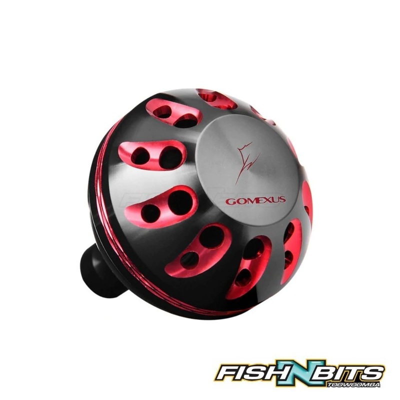 Gomexus – Spin Reel Knob Black/Red 35mm Shimano A Daiwa S
