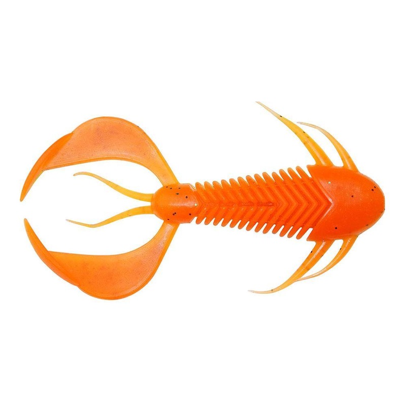 MEGABASS Rock Hog 2″ – 10 pc Black Back Clear Red