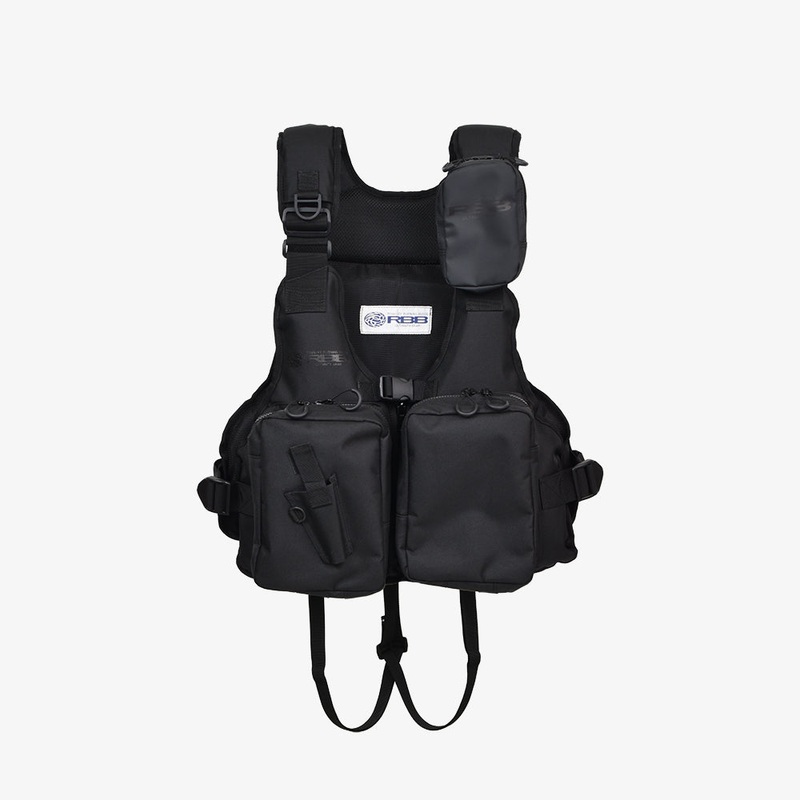 RBB Basic Lure Vest 7614 Black x Black