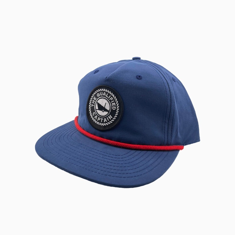 The Qualified Captain Grandpa Golf Hat Navy / Red