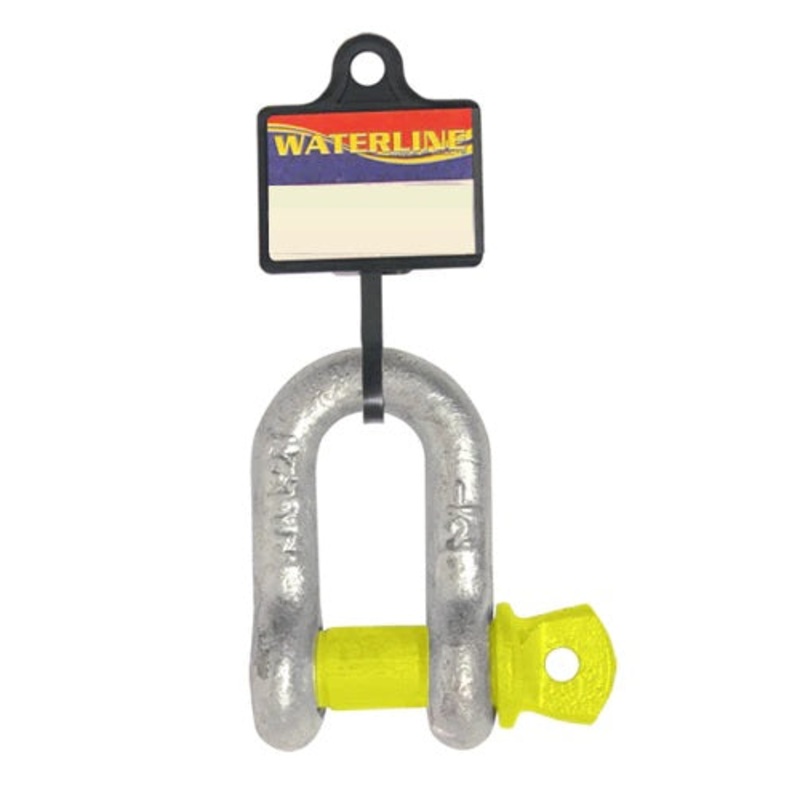 Waterline Stainless Steel Dee D Shackle Rated 10mm