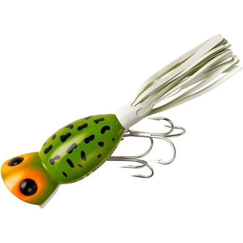 Arbogast Hula Popper Frog White Belly 06 770