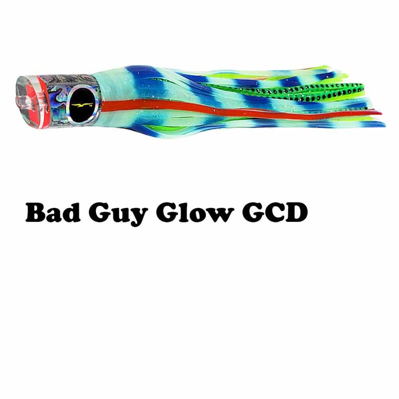 Black Bart Bad Guy Trolling Lure BLACK DOT/PURPLE FLEK