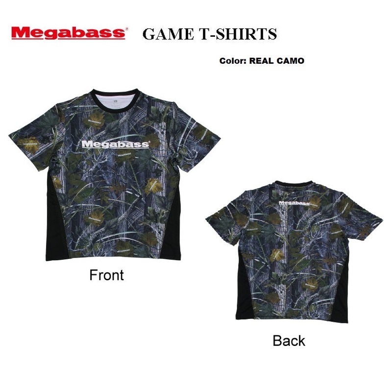 Megabass GAME T-SHIRTS REAL CAMO / M