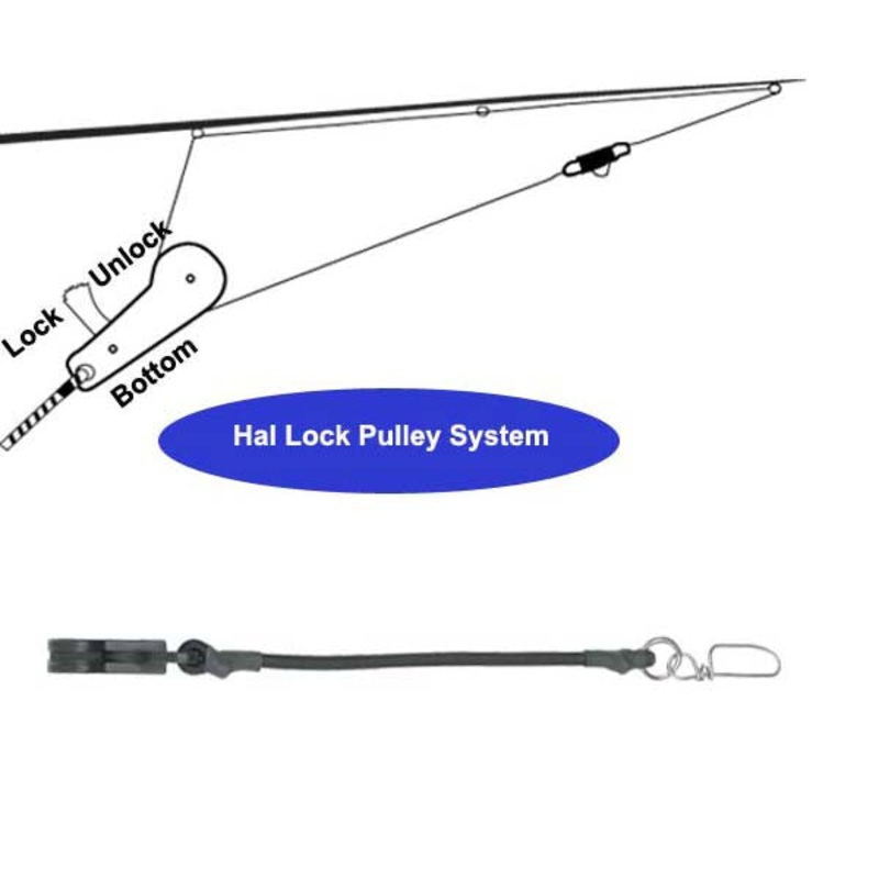 Hal Lock Single Locking Pulley 12IN