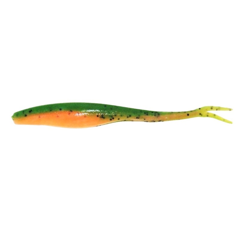 Berkley Gulp Jerk Shad 9 inch Soft Plastic Lure Mega Clearance Lime Tiger