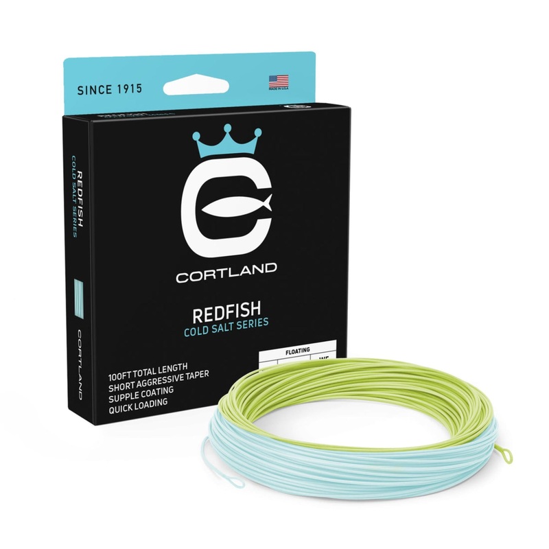 Cortland Cold Salt Series Redfish Fly Line Aqua Green/Sky Blue WF9F