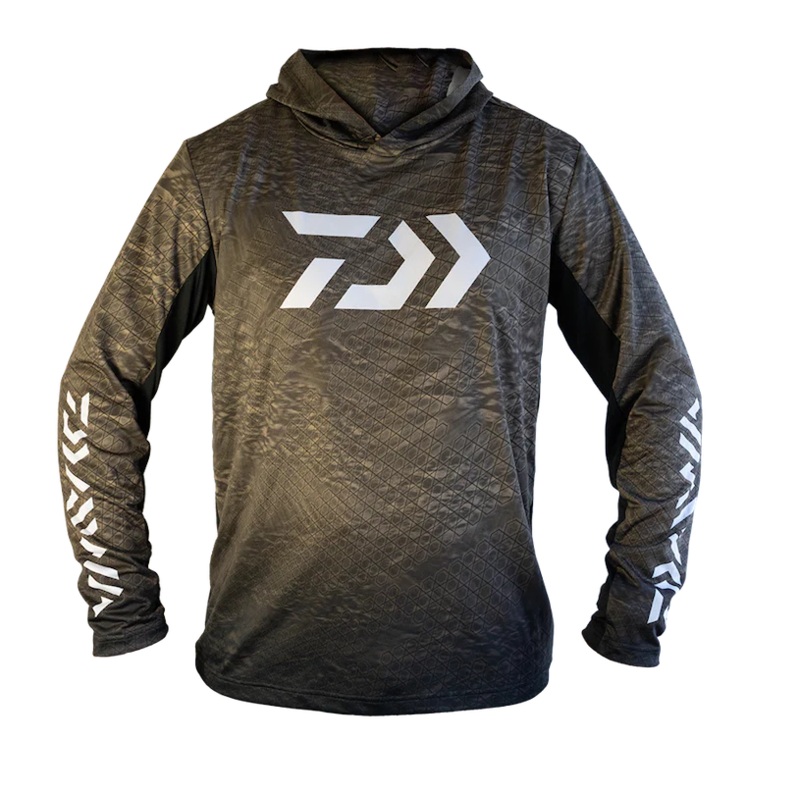 Daiwa Ripple Hooded Jersey Moss 2XL