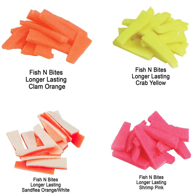 Fish N Strips Longer Lasting Fishbites 15Pk ORANGE CLAM