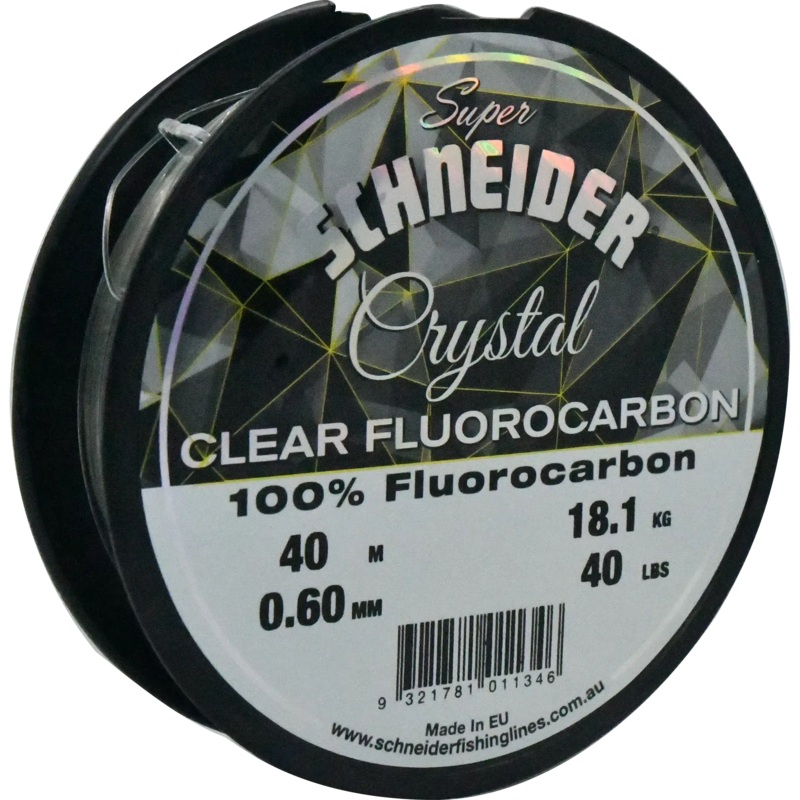 Schneider Crystal Clear 100% Fluorocarbon Leader 10lb
